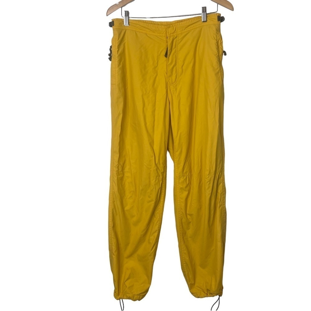 GAP Men’s Extra Small Yellow Nylon Shell Ski Snowboard Snow Pants